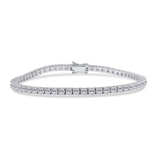 Brățară din aur de 18k cu diamante naturale de 4.21 ct