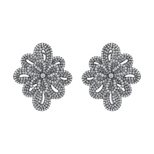 Cercei din argint cu CZ (Cubic Zirconia)