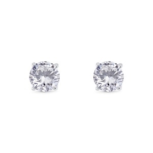 Cercei din aur de 18k cu diamante naturale de 1.00 ct