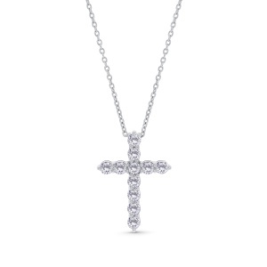 Colier din aur de 18k cu diamante naturale de 0.83 ct