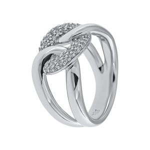 Inel din argint cu CZ (Cubic Zirconia)