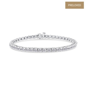 Brățară din aur de 14k cu diamante naturale de 3.05 ct