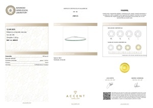 Certificat AGL GEMS Bratara cu smaralde naturale aur 18l ab415