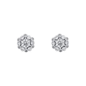 Cercei din argint cu CZ (Cubic Zirconia)