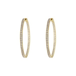 Cercei din argint cu CZ (Cubic Zirconia)