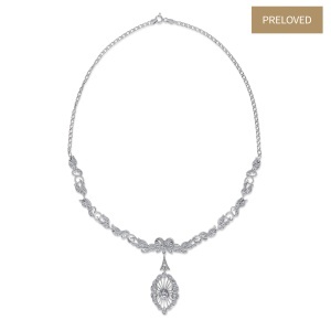 Colier din aur de 14k cu diamante naturale de 2.18 ct