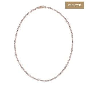 Colier din aur de 14k cu diamante naturale de 6.60 ct
