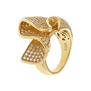 Inel din argint cu CZ (Cubic Zirconia)