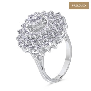 Inel din aur de 14k cu diamante naturale de 0.68 ct și 2.10 ct