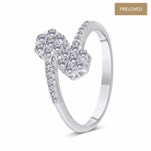Inel din aur de 18k cu diamante naturale de 0.60 ct