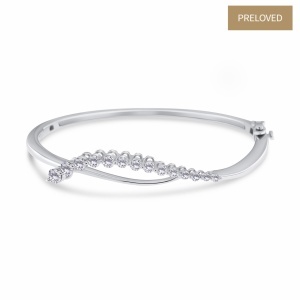 Brățară din aur de 14k cu diamante naturale de 1.25 ct
