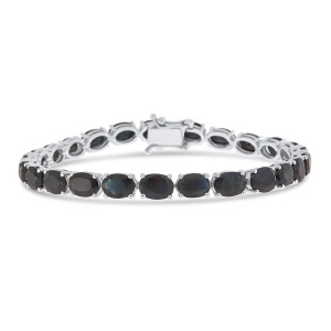 Brățară din aur de 18k cu safire naturale de 24.25 ct