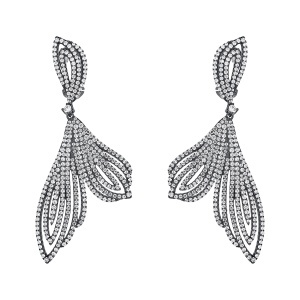 Cercei din argint cu CZ (Cubic Zirconia)