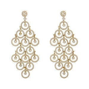 Cercei din argint cu CZ (Cubic Zirconia)