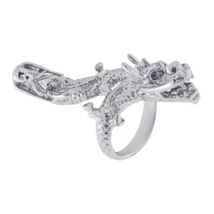 Inel din argint cu cubic zirconia