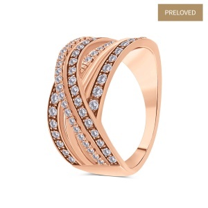 Inel din aur de 14k cu diamante naturale de 0.75 ct, Le Vian