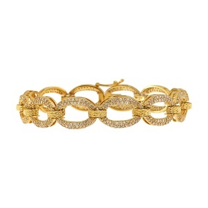 Brățară din argint cu CZ (Cubic Zirconia)