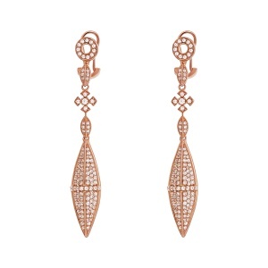 Cercei din argint cu CZ (Cubic Zirconia)
