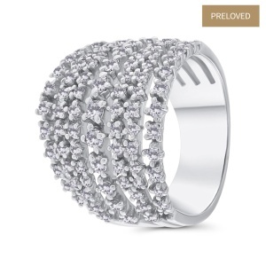 Inel din aur de 18k cu diamante naturale de 1.57 ct
