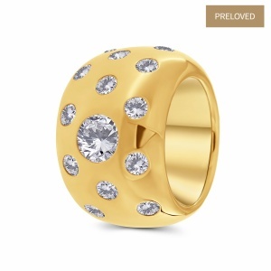 Inel din aur de 18k cu diamante naturale de 2.63 ct