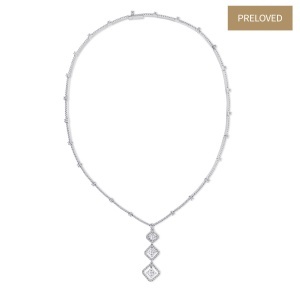Lanț și pandantiv din aur de 18k cu diamante naturale de 1.16 ct și 3.11 ct