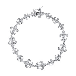 Brățară din argint cu CZ (Cubic Zirconia)