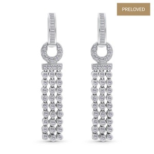 Cercei din aur de 14k cu diamante naturale de 1.20 ct