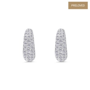 Cercei din aur de 18k cu diamante naturale de 2.00 ct