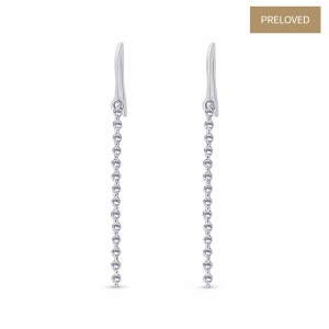 Cercei din aur de 9K cu diamante naturale de 0.50 ct