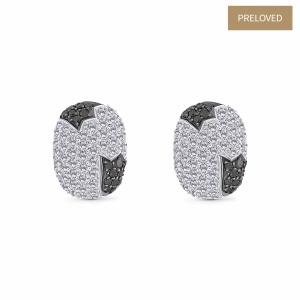 Cercei TOUS din aur de 18k cu diamante naturale de 1.64 ct și 0.48 ct