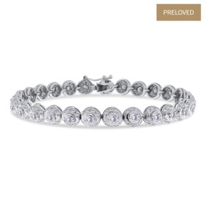 Brățară din aur de 18k cu diamante naturale