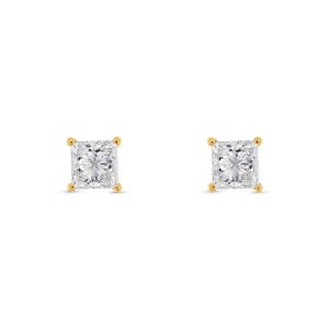 Cercei din aur de 18k cu diamante naturale de 0.97 ct