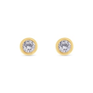 Cercei din aur de 18k cu diamante naturale de 1.00 ct