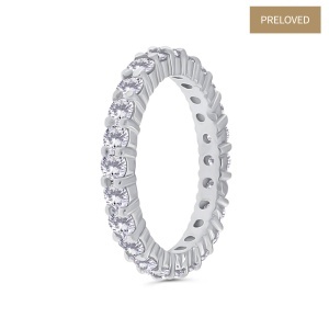 Inel din platină cu diamante naturale de 1.60 ct