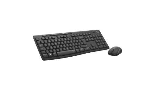 Logitech kit wireless silent MK295, SilentTouch Technology, spill- resistant, 2.4GHz, gri