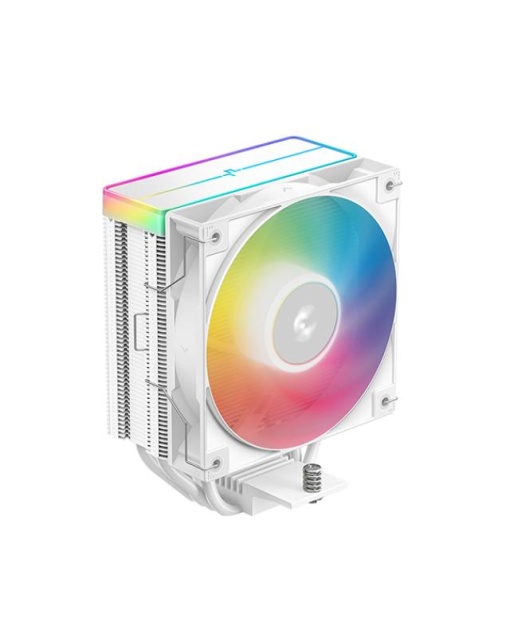 Cooler Procesor DEEPCOOL AG400 ARGB V2 ALB, marime heatsink 120x92x150mm, un ventilator ARGB, viteza ventilator 500-2100 RPM +/- 10%, Airflow: 75.89 CFM, Suport AMD: AM4/AM5, suport INTEL: LGA 1700/1200/1151/1150/1155, nivel de zgomot: 31.6 dBA