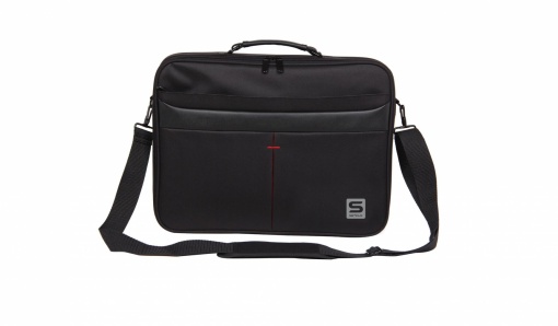 Geanta notebook Serioux, SRX-8444, dimensiuni 40 x 30 x 6 cm, compartiment laptop: max 15.6", bretea spate pentru prindere troller, curea de umar ajustabila, material poliester
