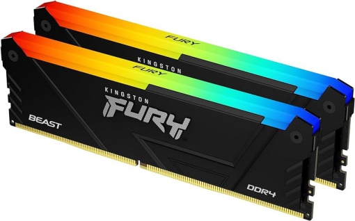Kingston FURY DDR5 5200MHz 16GB×4枚 Memorie RAM, Kingston, FURY Beast RGB, 64 GB, 4 x 16 GB, DDR5