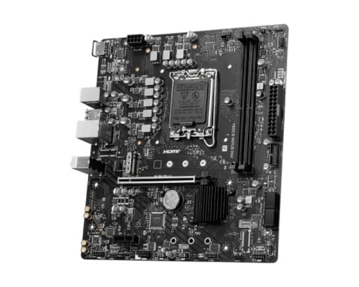 Placa de baza MSI PRO B760M-B DDR4 LGA1700 Socket LGA 1700 Chipset B760 Memorie DDR4 Tip memorie DIMM Frecventa memorie 4800(OC)/ 4600(OC)/ 4400(OC)/ 4266(OC)/ 4200(OC)/ 4000(OC)/ 3800(OC)/ 3733(OC)/ 3600(OC)/ 3466(OC)/ 3400(OC)/ 3333(OC)/ 3200(OC)/