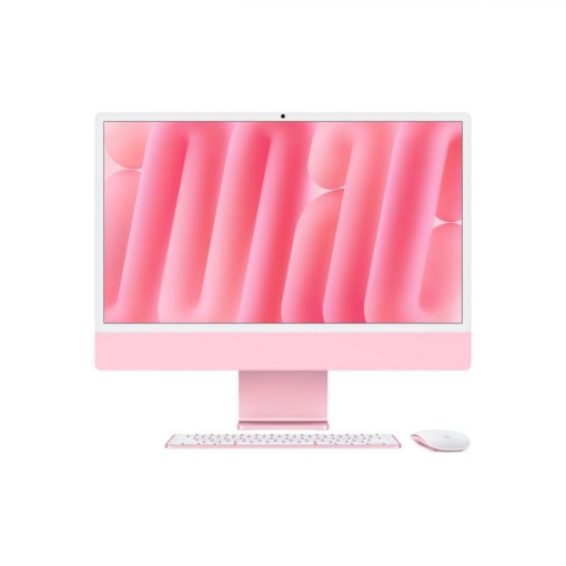 Apple iMAC 24" Retina 4.5k/ Apple M4 (CPU 8-core, GPU 8-core, Neural Engine 16-core)/16GB/256GB - Pink - INT KB (2024)