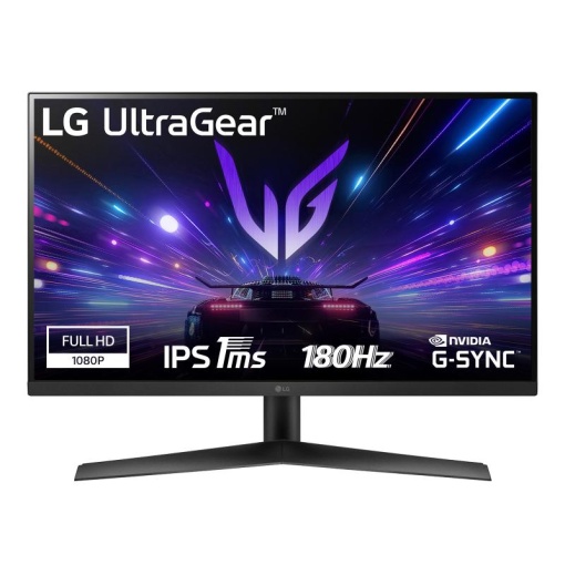 Monitor LG 27" 27GS60F-B.AEU, Diagonal (inch): 27, Diagonal (cm): 69, Aspect ratio: 16:9, Panel: IPS, Resolution: 1920x1080, Refresh Rate: 180Hz, Response time GtG: 1ms, Brightness (max): 300 cd/m², Contrast (static) : 1000:1, Viewing angle: 178/178,