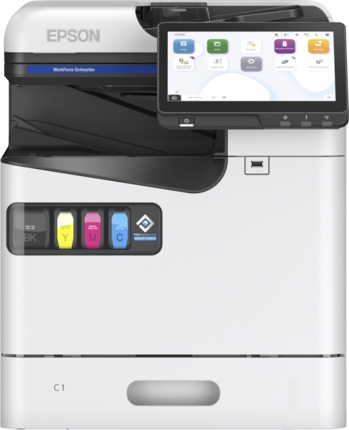 Epson Multifunctional color Inkjet A4 AM-C400, (Print, Scan, Copy) Tehnologie DURABrite™ Ultra, Duplex automat, Viteza printare: 40ppm mono si color, Volum maxim lunar: 384.000 pagini, Viteza scanare: 50ipm, Scanare catre email, FTP, retea, USB, Formate