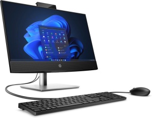 All-in-One HP ProOne 440 G9 23.8 inch Non-Touch IPS FHD, cu procesor Intel Core i7-13700T, video integrat Intel UHD Graphics 770, RAM 16GB DDR4, SSD 512GB, Adjustable Stand, HP 125 Black Wired Keyboard, HP 125 Black Wired Mouse, Black, Free DOS, 3yw - Img 5