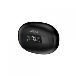 Casti Akai BTE-J350 wireless, bluetooth 5.3, putere intrare incarcare 5V 250mA, răspuns în frecvență: 20Hz ~ 20KHz, negru - Img 2
