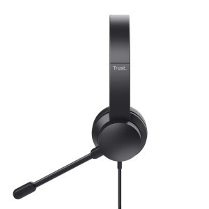 Casti cu fir Trust Ayda, intefata 3.5mm, frecventa raspuns 20 Hz - 20.000 Hz, sensibilitate 95 dB, negru - Img 3