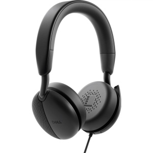 Casti Head-band DELL Pro Plus WH5024, Wired, noise-canceling, Negru