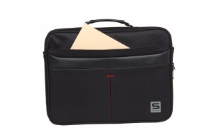 Geanta notebook Serioux, SRX-8444, dimensiuni 40 x 30 x 6 cm, compartiment laptop: max 15.6", bretea spate pentru prindere troller, curea de umar ajustabila, material poliester - Img 6
