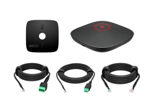 HP Poly Studio A2 Black Table Microphone w/ Mounting Plate I/O cables