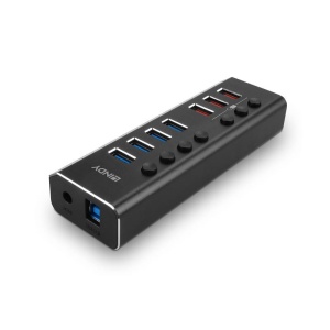 Hub Lindy 7x porturi USB 3.0,dintre care 3x porturi USB QuickCharge, - Img 8