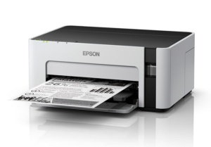 Imprimanta inkjet mono CISS Epson M1120, dimensiune A4, viteza max 32ppm, rezolutie printer 1440x720dpi, alimentare hartie 150 coli, volum maxim printare : 15000pagini/luna, interfata: USB 2.0, Wireless, consumabile: Ecotank MX1xx negru XL (6k/pag.), - Img 2
